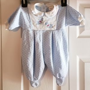 baby Dior Onesie with Puppies